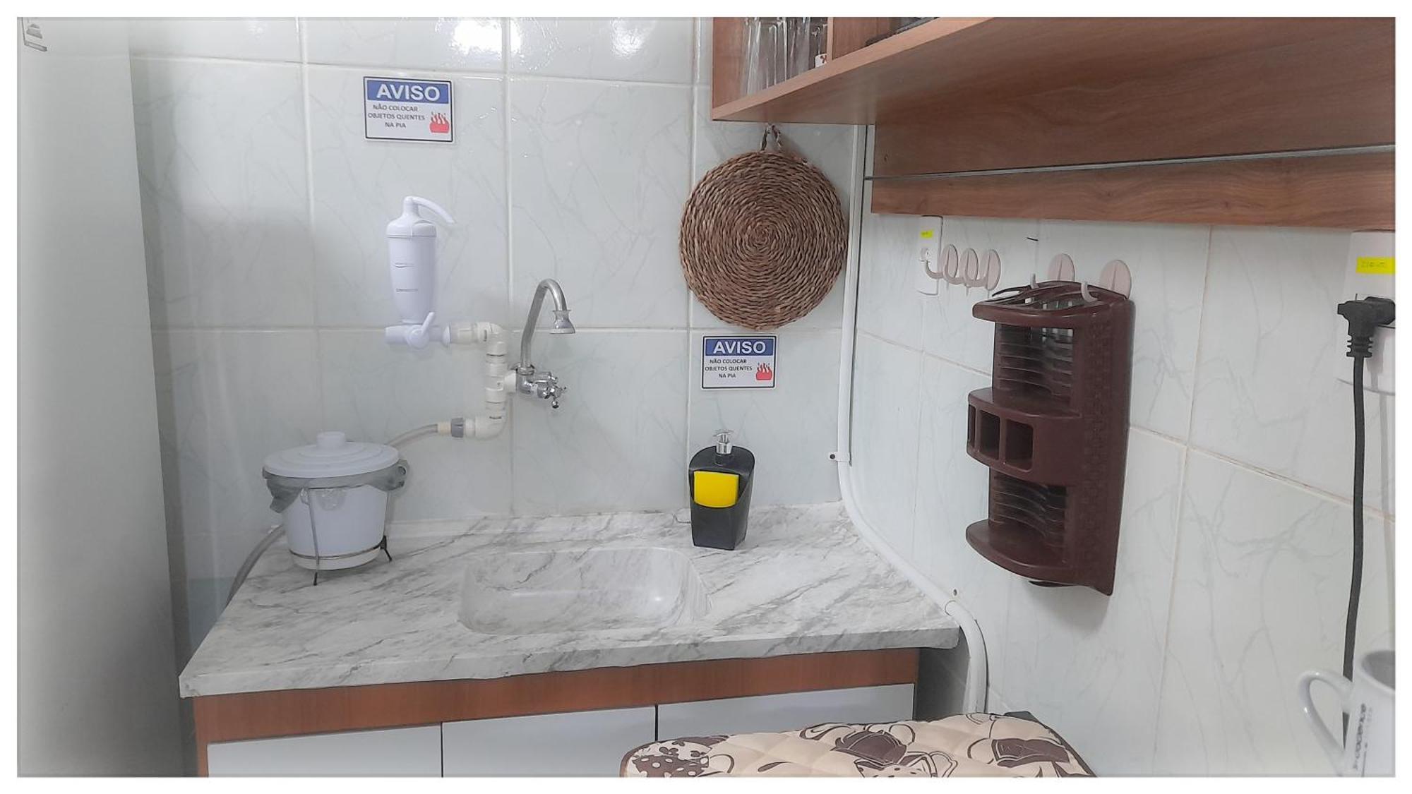Апартаменты Residencial Kit Da Praia Сантос Номер фото