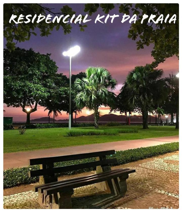 Апартаменты Residencial Kit Da Praia Сантос Номер фото