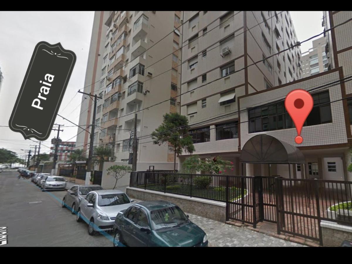 Апартаменты Residencial Kit Da Praia Сантос Экстерьер фото